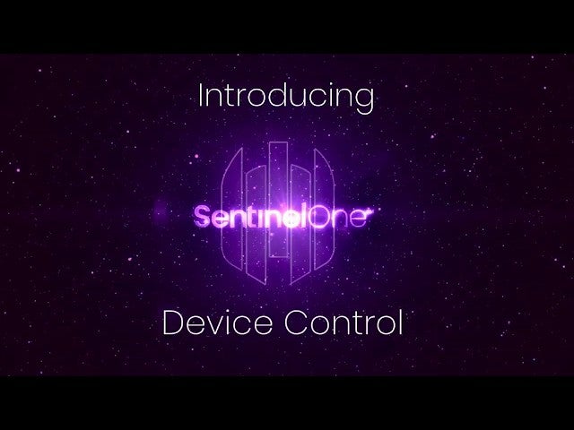 Feature Spotlight – Device Control | SentinelOne FR
